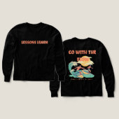 Boy/Kids Energy Flow Lessons Learn Long Sleeve  (Motif recto et verso)