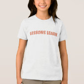 Boy/Kids Energy Flow Lessons Learn T Shirt  (Voorkant)