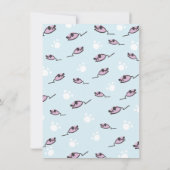 Boy Kitty Chat Anniversaire Fête Invitation (Dos)