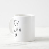 Boy Mama Mug with Kids’ Names, Custom Mom of Boys  (Devant gauche)