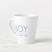 Boy Mama personaliseerde met Names Latte Mok (Linkerhoek)