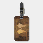 Boy Meets Boy Grooms Gay Wedding Gift Bagagelabel (Voorkant verticaal)