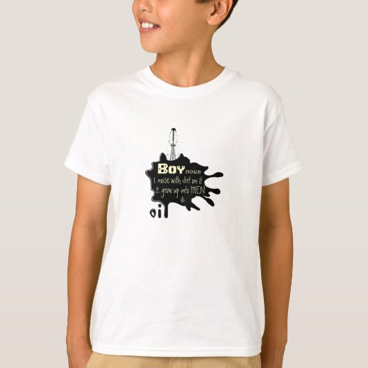 BOY-noun (beschrijving) T-shirt (Voorkant)