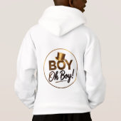 Boy oh Boy Bold en speels Logo T-shirt (Achterkant)