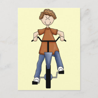 Boy On Bike Briefkaart