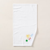 Boy Painting Skies (Serviette à main)