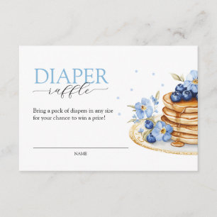 Boy Pancake Baby Brunch Luier Raffle Baby shower Informatiekaartje