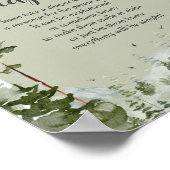 Boy Pine Tree Forest Mountain Late Night Luiers Poster (Hoek)