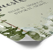 Boy Pine Tree Forest Mountain Photo Livre d'or (Coin)