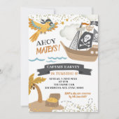 Boy Pirates Invitation Anniversaire (Devant)