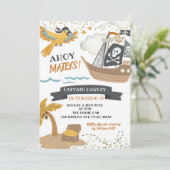 Boy Pirates Invitation Anniversaire (Debout devant)