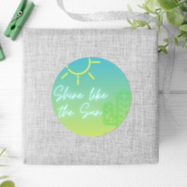 Boy Pool Party Ronde Sticker