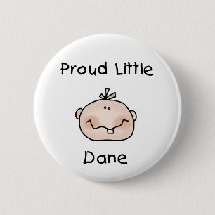 Boy Proud Danish Baby Ronde Button 5,7 Cm