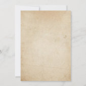 Boy Pumpkin Herfst Baby shower Uitnodiging Rustiek (Achterkant)