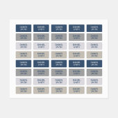 Boy School Daycare Name Labels (Vel)