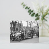 Boy Scout Fire Drill, jaren 1910 Briefkaart (Staand voorkant)