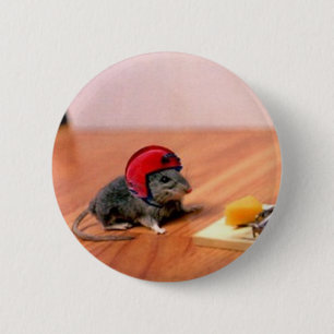 Boy Scout Mouse Ronde Button 5,7 Cm