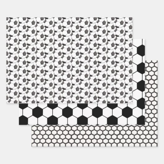 Boy Soccer Field Inpakpapier Vel (Set)