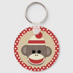 Boy Sock aap sleutelhanger
