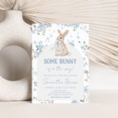 Boy Some Bunny Baby shower Kaart