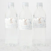 Boy Some Bunny Baby shower Waterfles Etiket (Flessen)