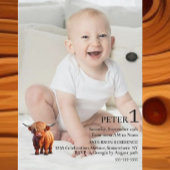 Boy Special 1st Birthday Celebration Kaart