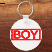 Boy Stamp Sleutelhanger (Achterkant)