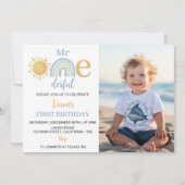 Boy Sunshine Arc-en-ciel Invitation photo (Devant)