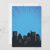 Boy Superhero Birthday Invitation (Dos)