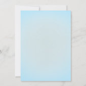 Boy teddybeer ballonnen baby shower Uitnodiging (Achterkant)