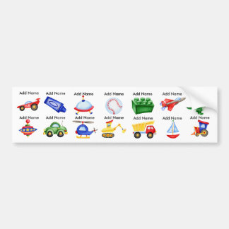 Boy Toys Waterdichte Sippy Cup Labels Bumpersticker