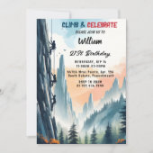 Boy Tree Fun Cliff Rock klimmen 21e verjaardag Kaart (Voorkant)