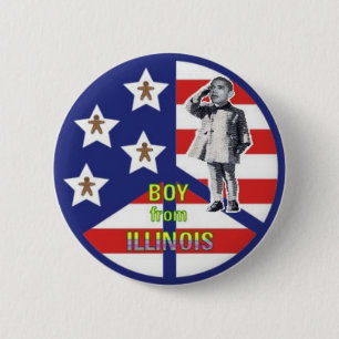 Boy van Illinois Button