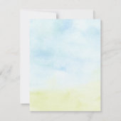 Boy Watercolor Elephant Baby Shower Invitations (Dos)