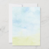 Boy Watercolor Elephant Baby Shower Invitations (Dos)