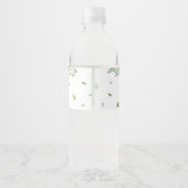 Boy Wild One Safari Waterfles Etiket (Achterkant)