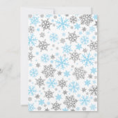 Boy Winter Onederland First Birthday Invitation (Dos)