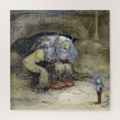 "Boy with Troll" van John Bauer Legpuzzel (Verticaal)