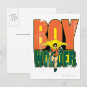 Boy Wonder Graphic Briefkaart (Voorkant / Achterkant)