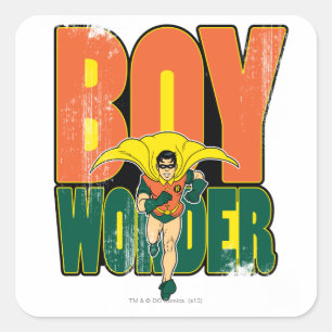 Boy Wonder Graphic Vierkante Sticker