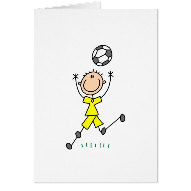 Boy Yellow Soccer Uniform (Voorkant)
