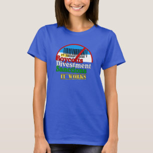 boycot afstotingssancties tegen israëlische produc t-shirt