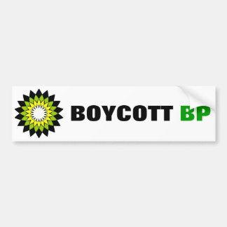 BOYCOT BP Bumpersticker
