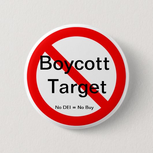 Boycot doel Button (Voorkant)