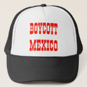 Boycot Mexico Trucker Pet (Voorkant)