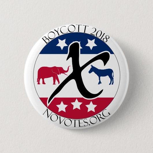Boycott 2018 Button (Voorkant)