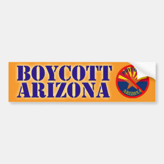 Boycott Arizona Bumpersticker