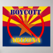 Boycott Arizona Poster (Devant)