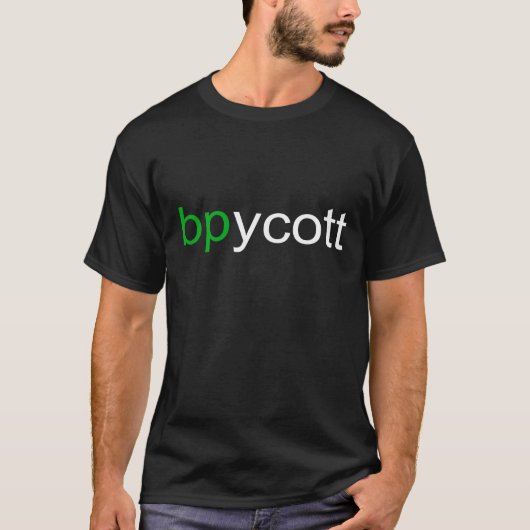 Boycott BP Basic Dark T-Shirt (Voorkant)
