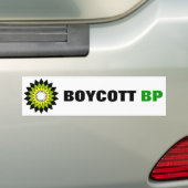 BOYCOTT BP Bumpersticker (Op auto)
